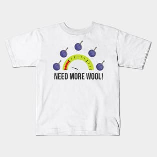 Knitting Sewing Crochet Quilting Knit Crochet Yarn Indicator Kids T-Shirt